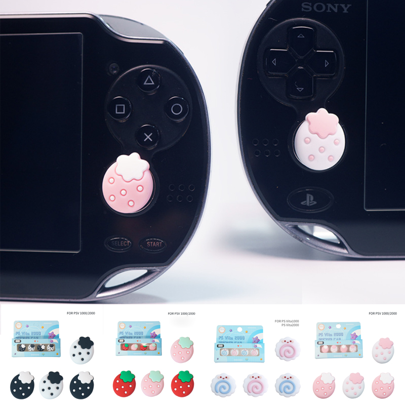 Strawberry Huller - 4 Buah Penutup Joystick Tutup Pegangan