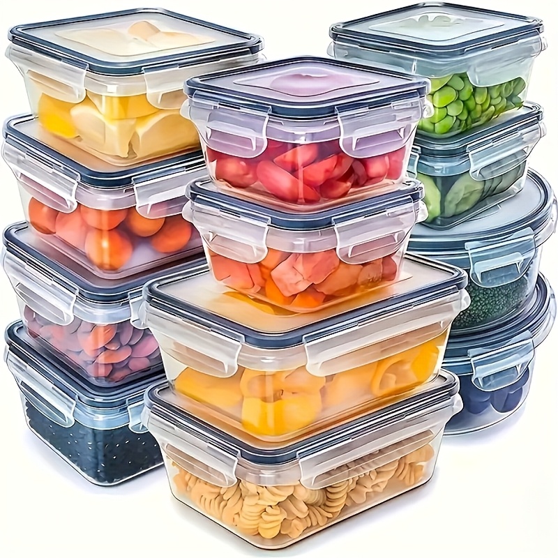 Meal Prep Tupperware - Set 8 Buah Termasuk 4 Wadah