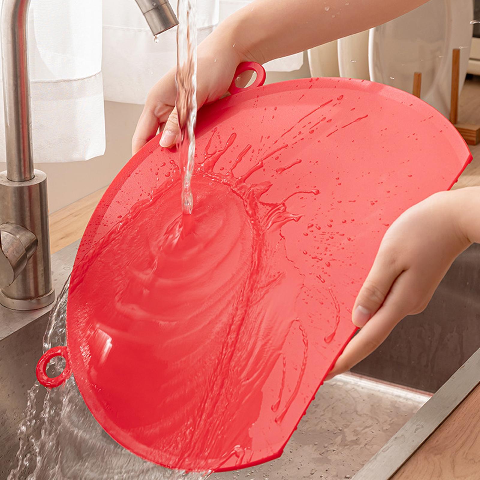 Food Prep Mat - Papan Pemotong Dengan Alas Silikon Bentuk