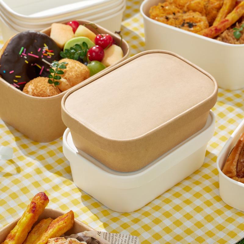 Meal Prep Gym - 10Pcs Kotak Makan Siang Kertas Kraft