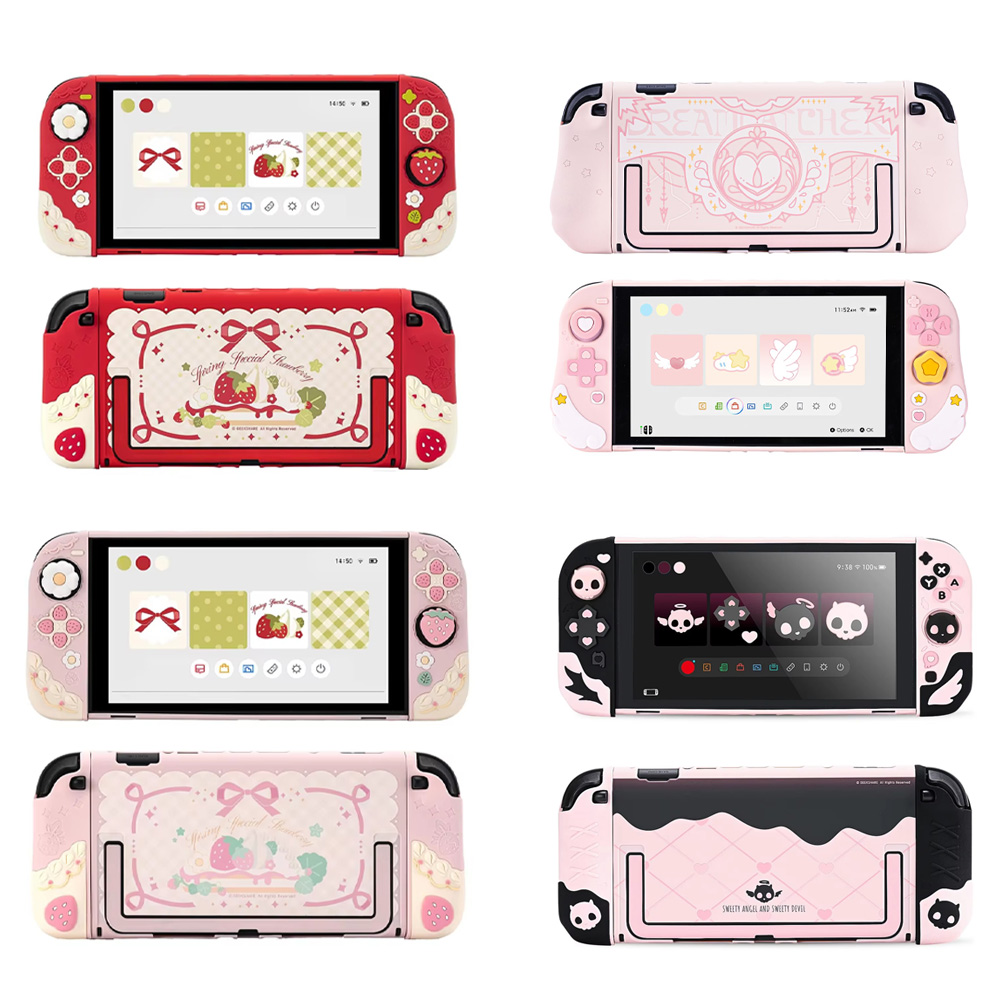 Strawberry Huller - Casing Pelindung GeekShare Kompatibel dengan Switch