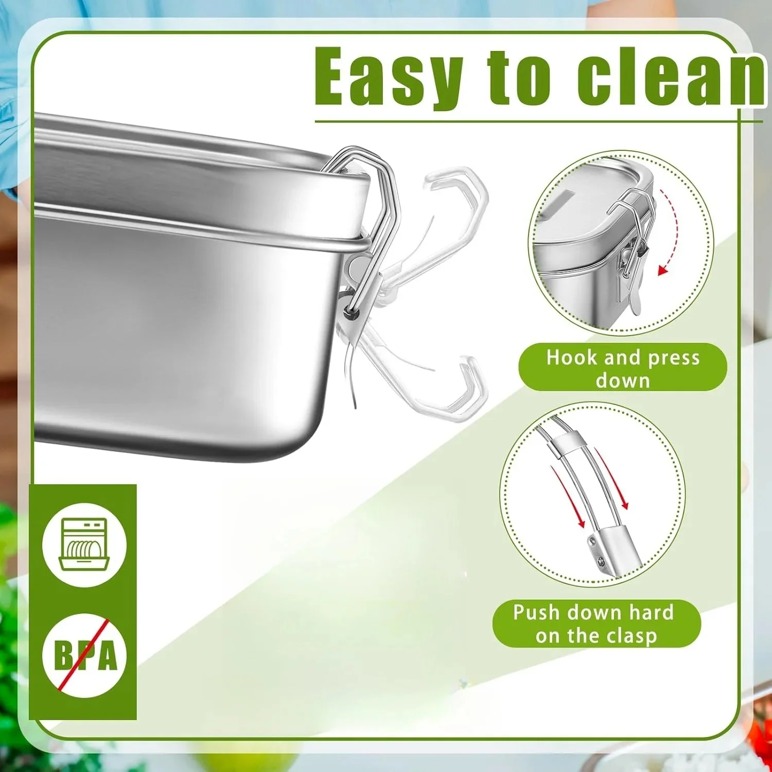 Kotak Makan Siang Baja Tahan K - Meal Prep Tupperware ulasan dan harga
