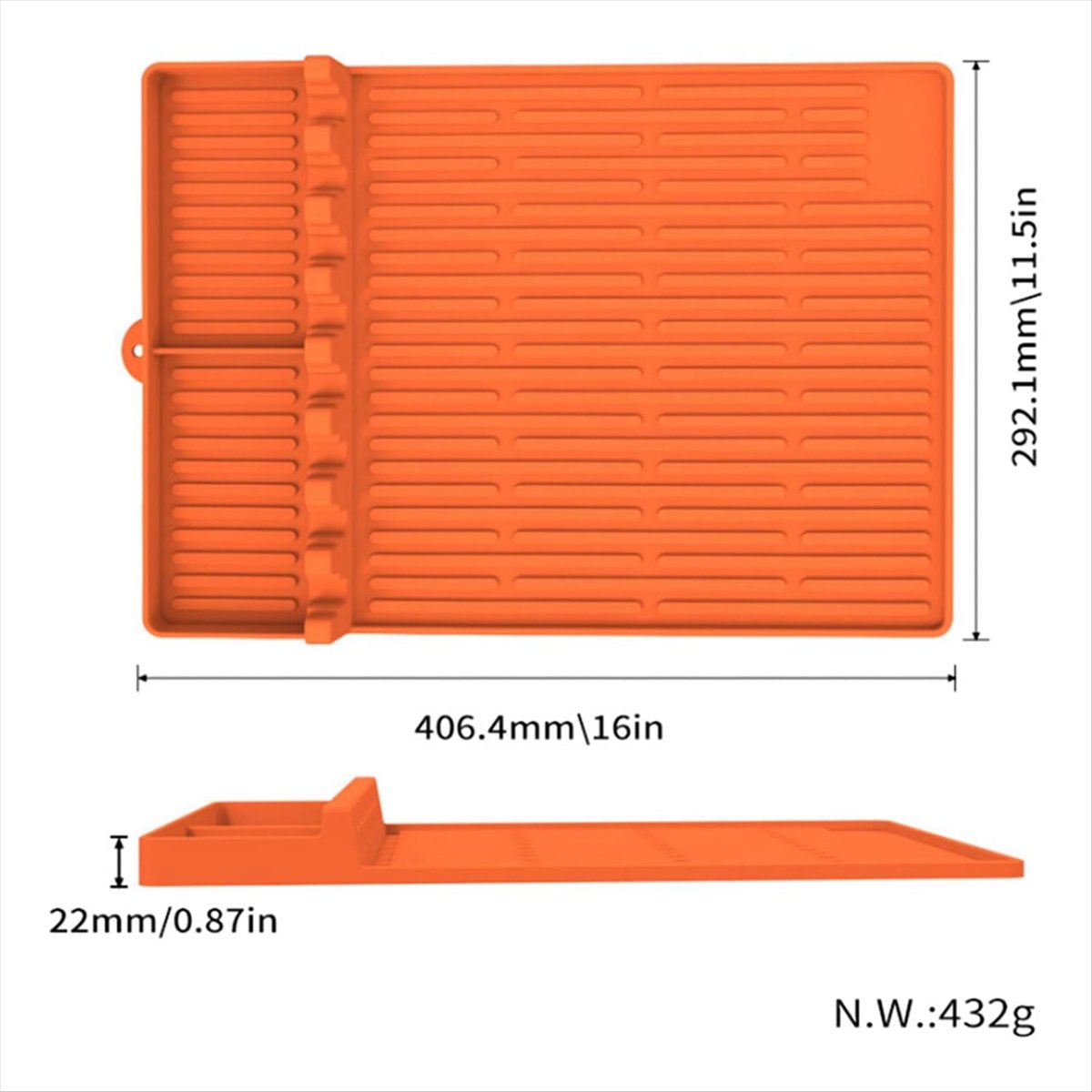 Alas Panggangan Silikon M10K u - Food Prep Mat ulasan dan harga
