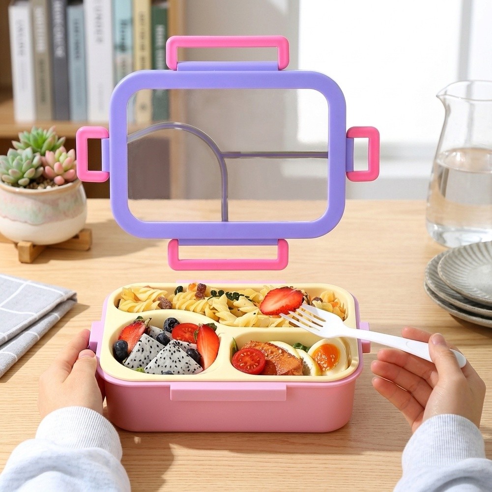 Kotak Makan Bento Stainless St - Meal Prep Container ulasan dan harga