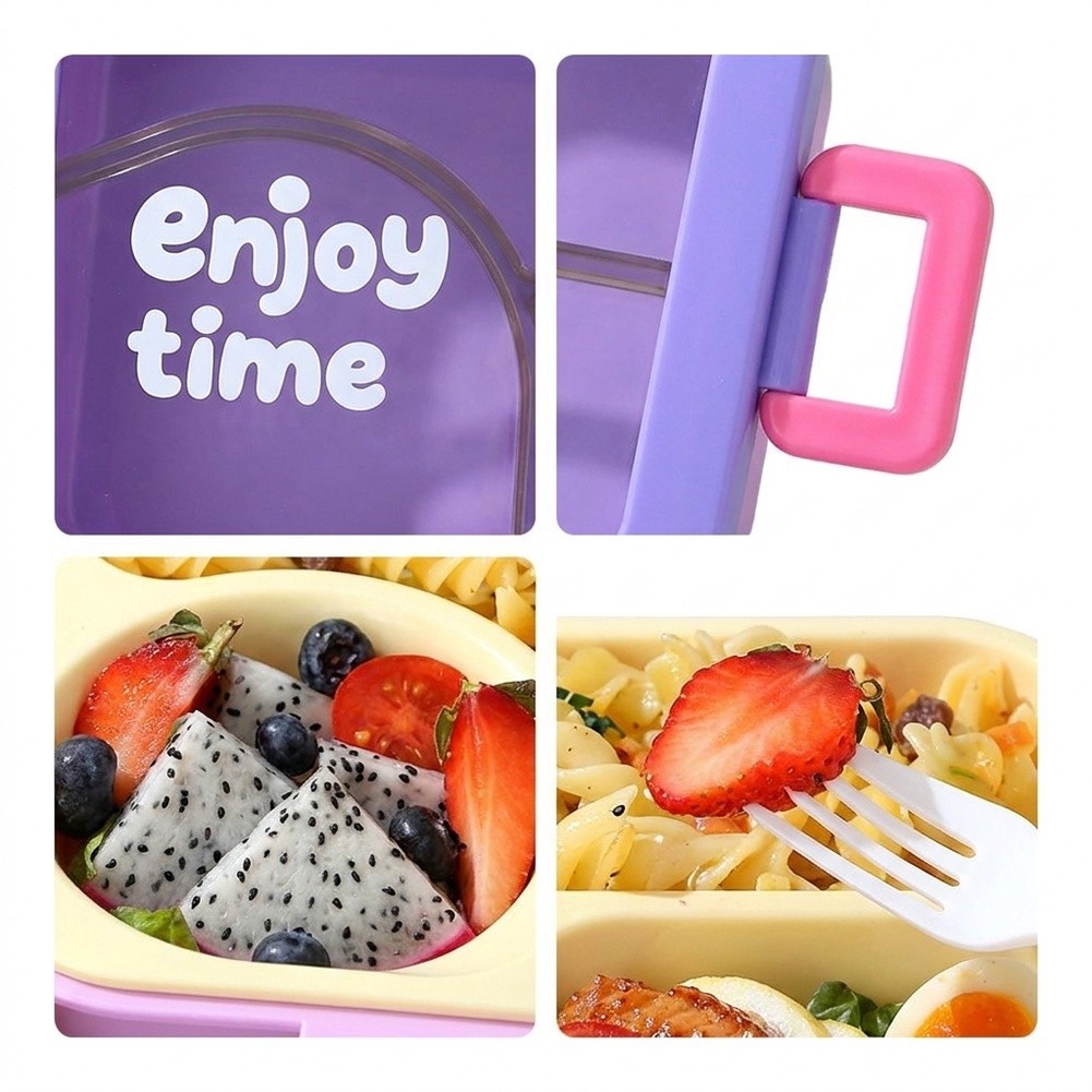 Kotak Makan Bento Stainless St - Meal Prep Container ulasan dan harga