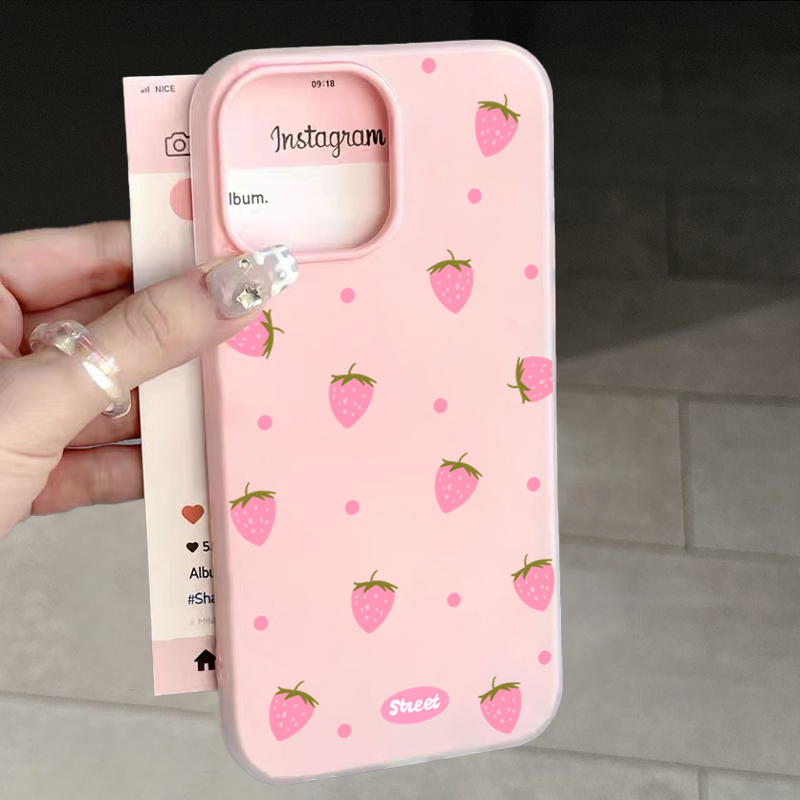 Casing Ponsel Motif Stroberi M - Strawberry Huller ulasan dan harga