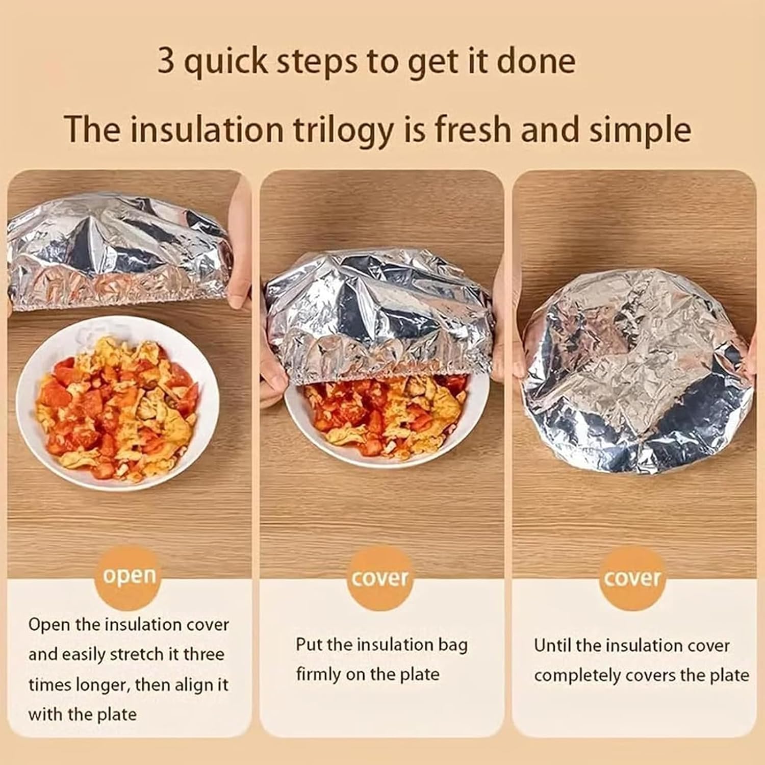 Penutup Makanan Aluminium Foil - Meal Prep Bowl ulasan dan harga