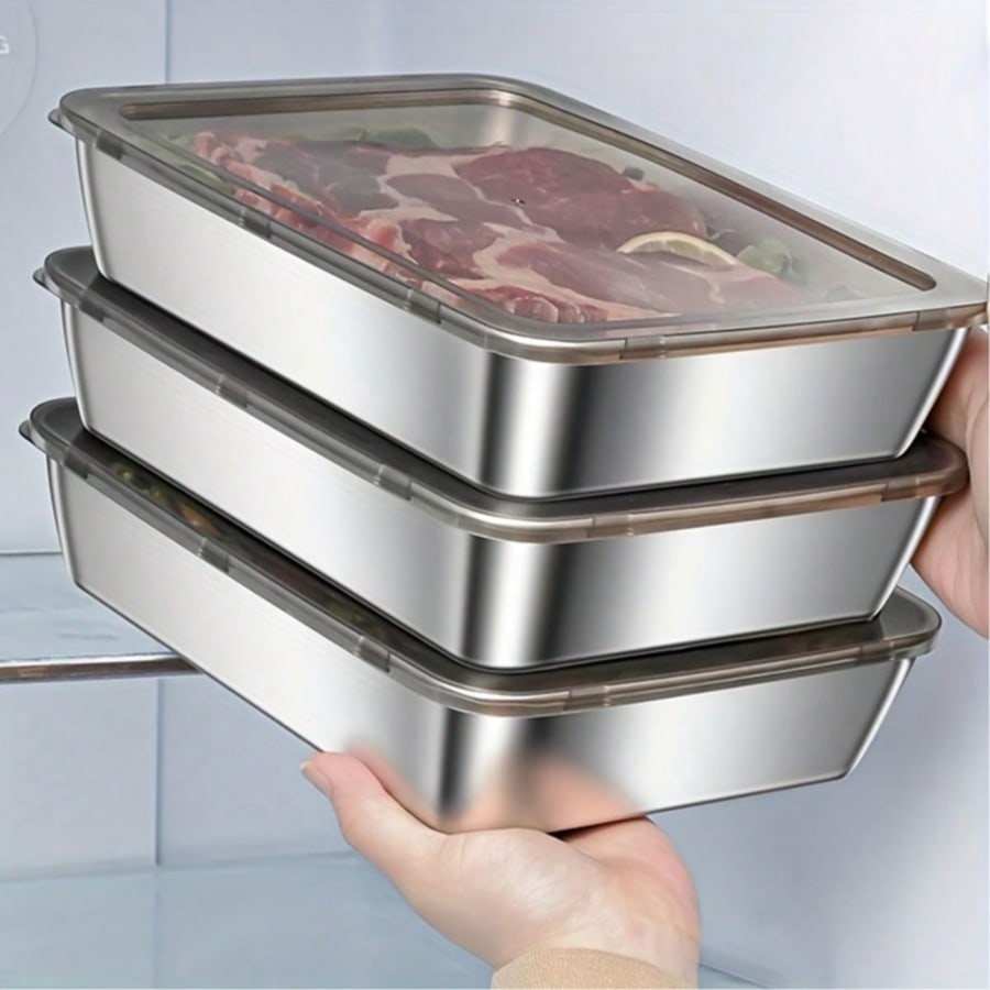6pcs (3 Kotak + 3 Tutup) Set W - Meal Prep Container ulasan dan harga