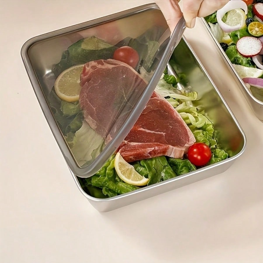 6pcs (3 Kotak + 3 Tutup) Set W - Meal Prep Container ulasan dan harga