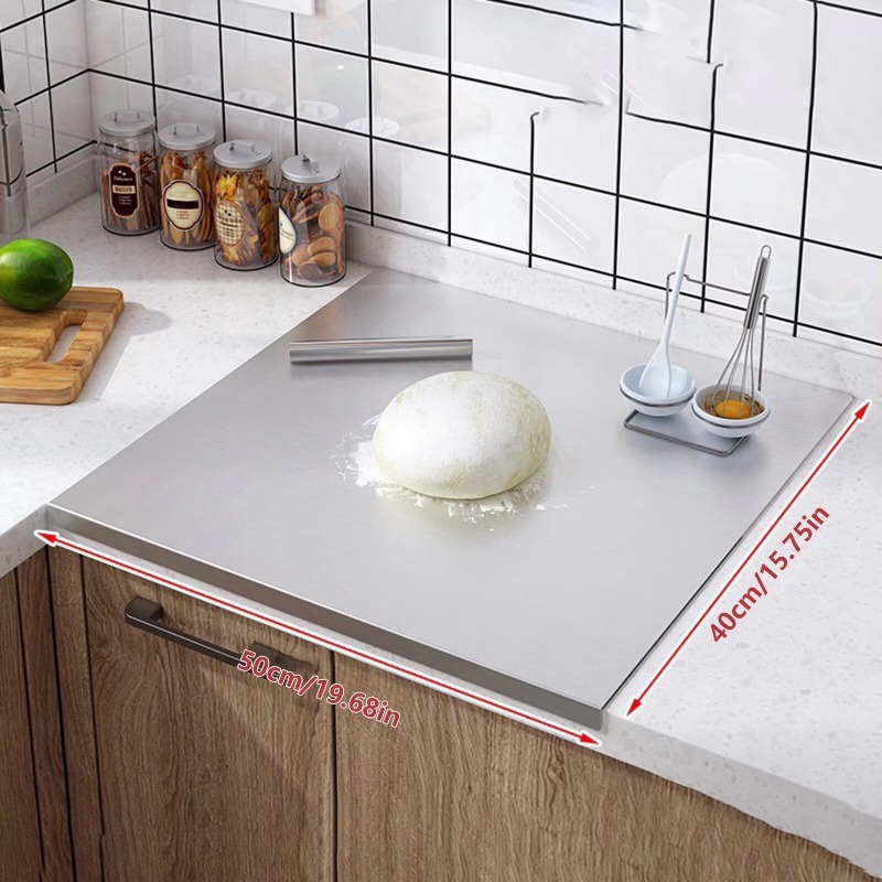 Papan Pemotong Stainless Steel - Food Prep Mat ulasan dan harga