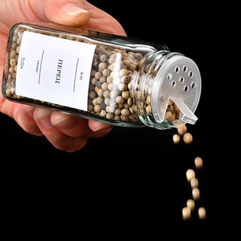 Set Stoples Bumbu Persegi deng - Spice Jar Labels ulasan dan harga