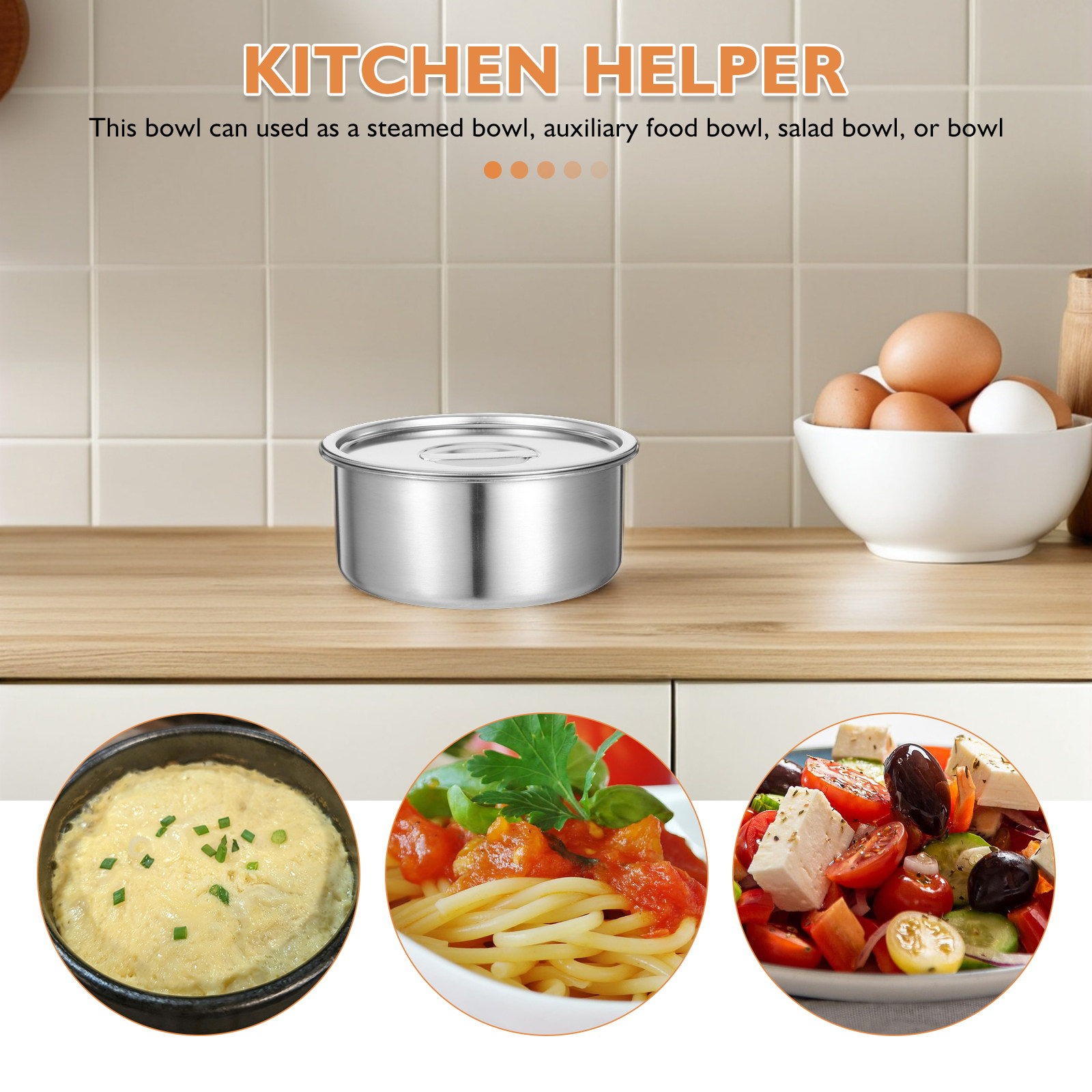 Mangkuk Telur Kukus Stainless  - Meal Prep Bowl ulasan dan harga