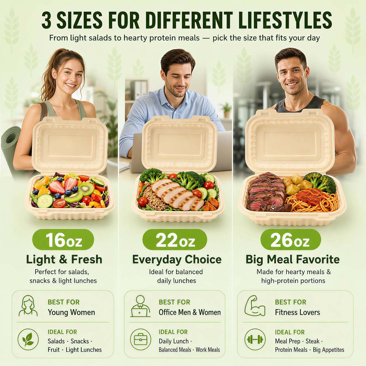 50 Paket Wadah Bawa Pulang 16o - Meal Prep Container ulasan dan harga