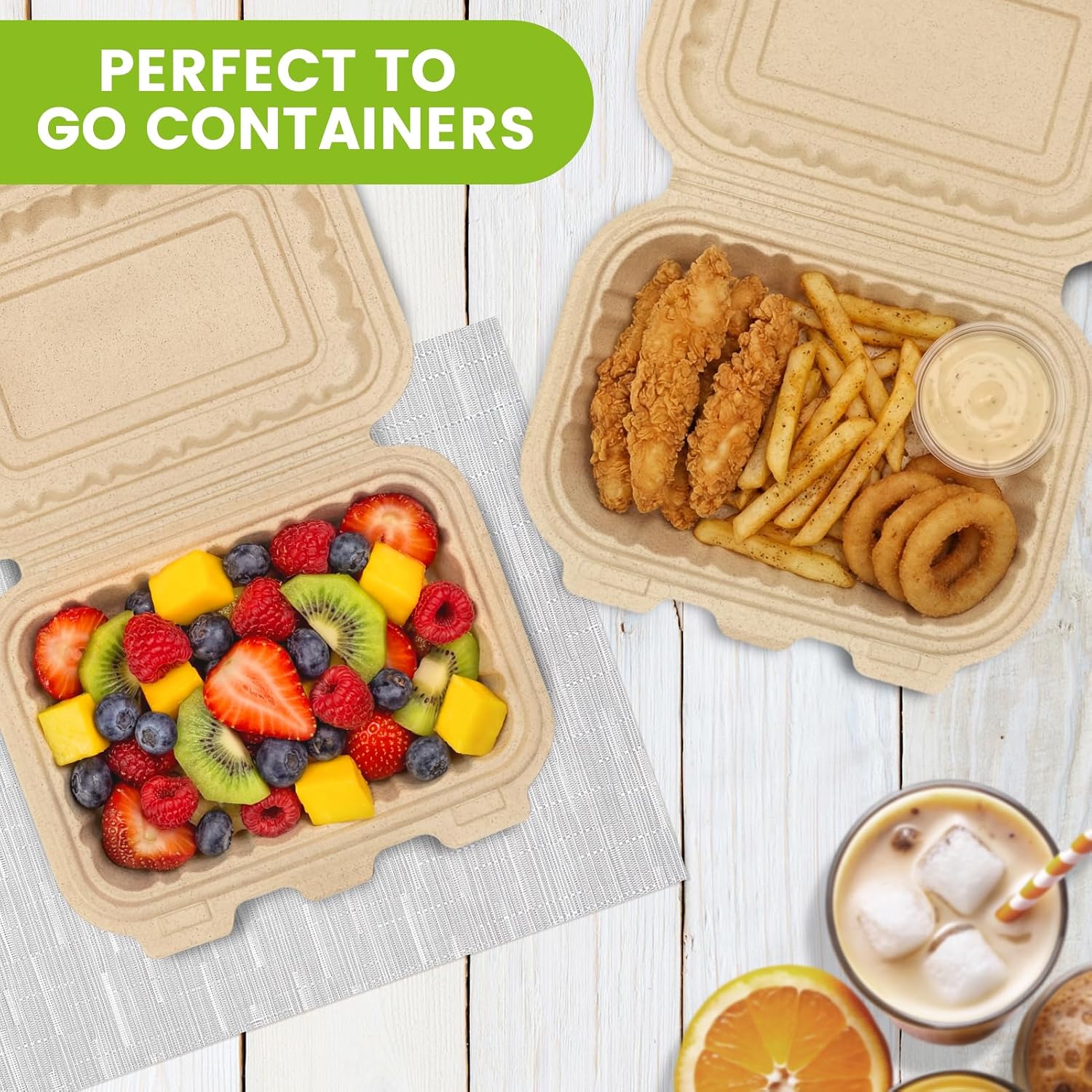 50 Paket Wadah Bawa Pulang 16o - Meal Prep Container ulasan dan harga
