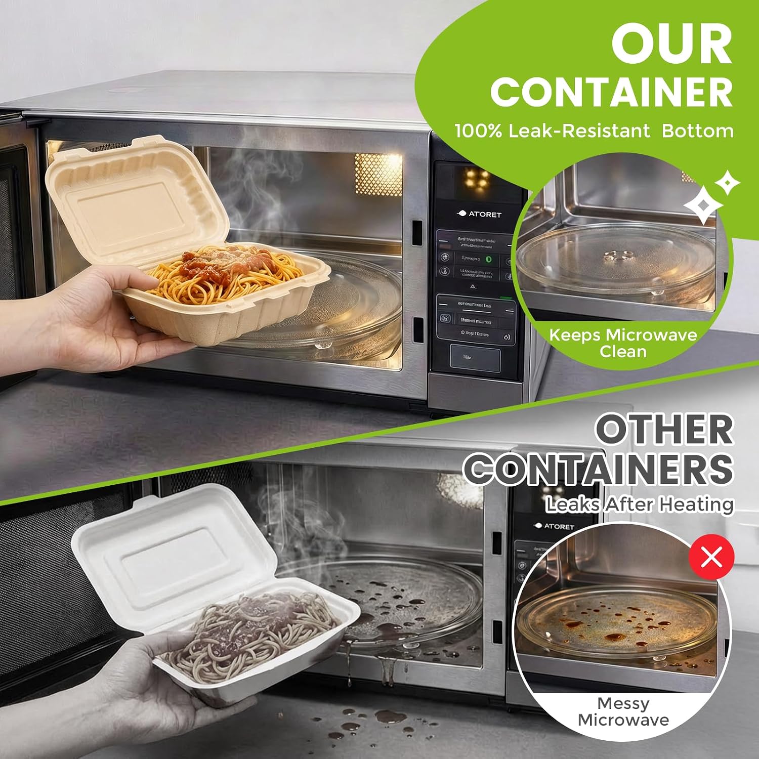 50 Paket Wadah Bawa Pulang 16o - Meal Prep Container ulasan dan harga