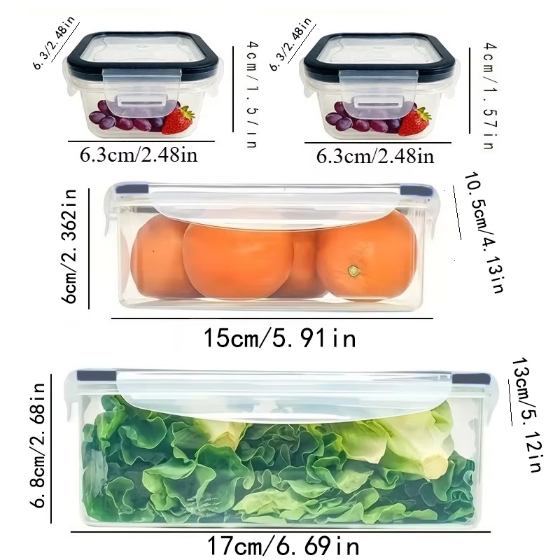 Set 8 Buah Termasuk 4 Wadah da - Meal Prep Tupperware ulasan dan harga