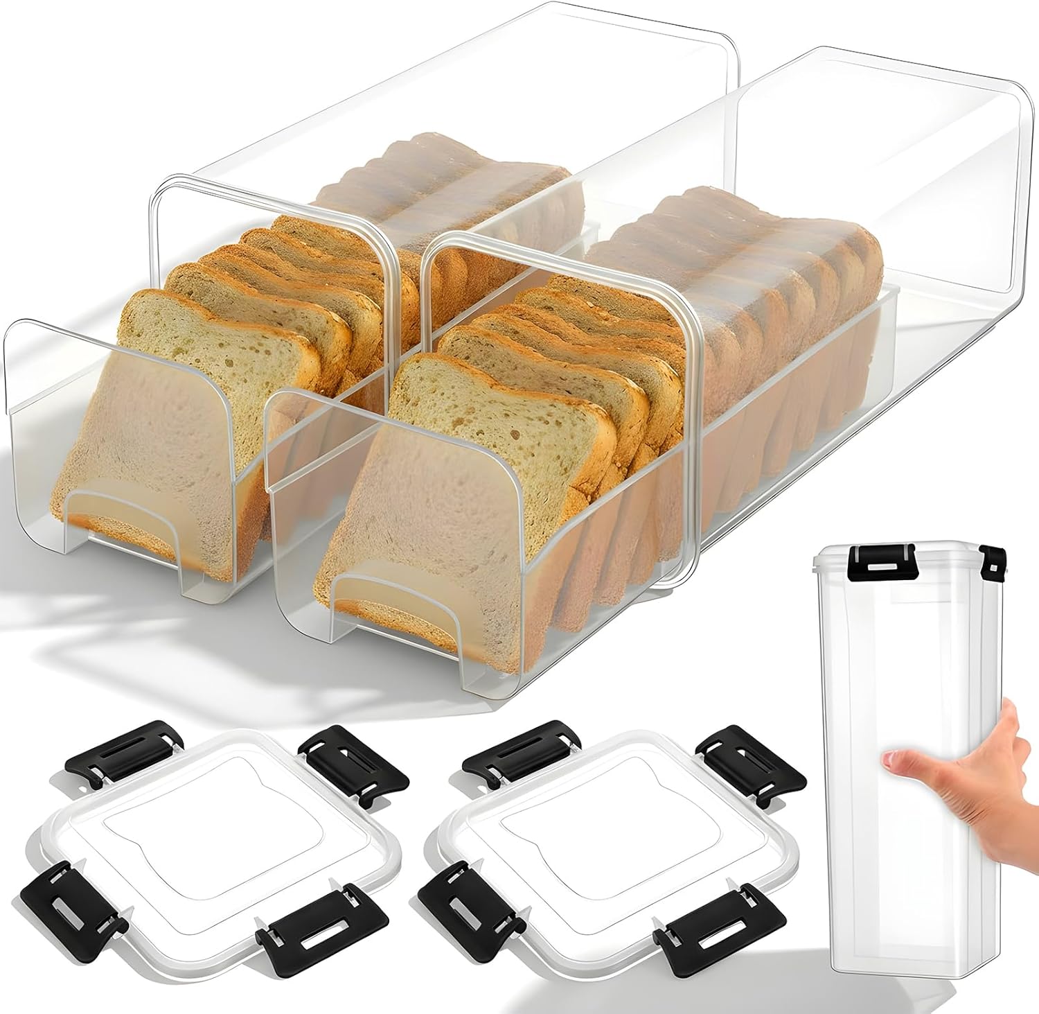 Wadah Penyimpanan Roti dengan  - Meal Prep Container ulasan dan harga