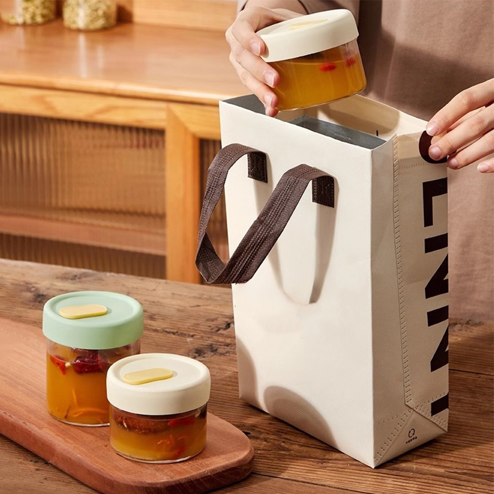 Glass Frozen Soup Packaging Bo - Meal Prep Tupperware ulasan dan harga