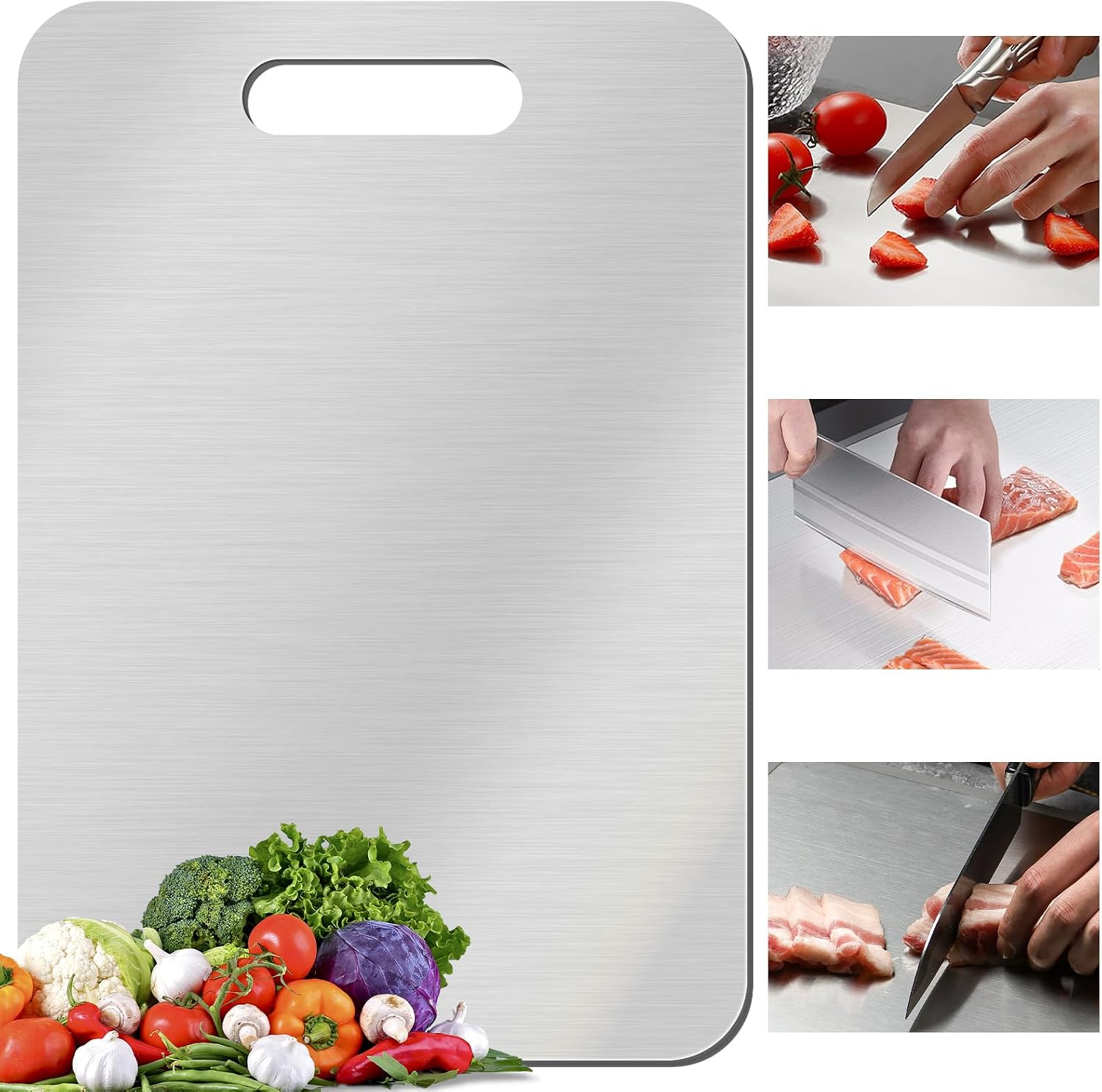1 Paket Papan Pemotong Dua Sis - Food Prep Mat ulasan dan harga