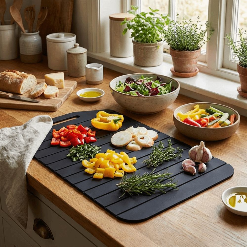 Papan Pemotong Lipat Anti Leng - Food Prep Mat ulasan dan harga