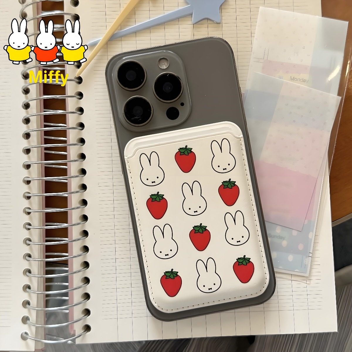 Casing Kartu Magnetik Kelinci  - Strawberry Huller ulasan dan harga