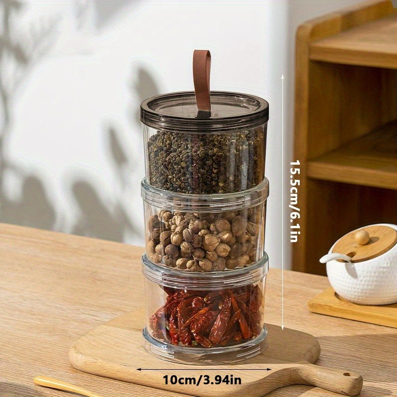 Kotak Penyimpanan Bumbu Bulat  - Spice Jar Labels ulasan dan harga