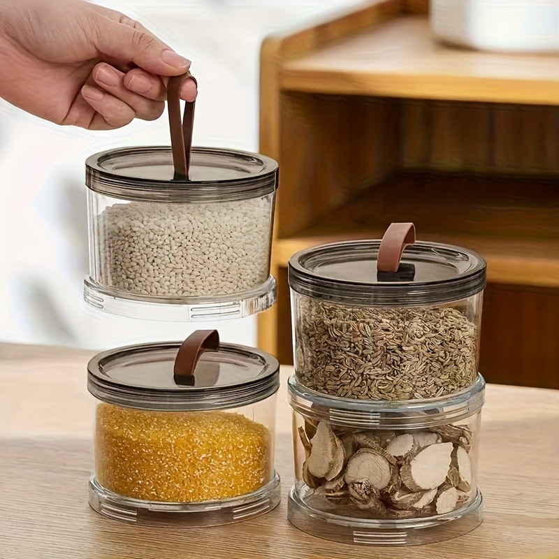 Kotak Penyimpanan Bumbu Bulat  - Spice Jar Labels ulasan dan harga
