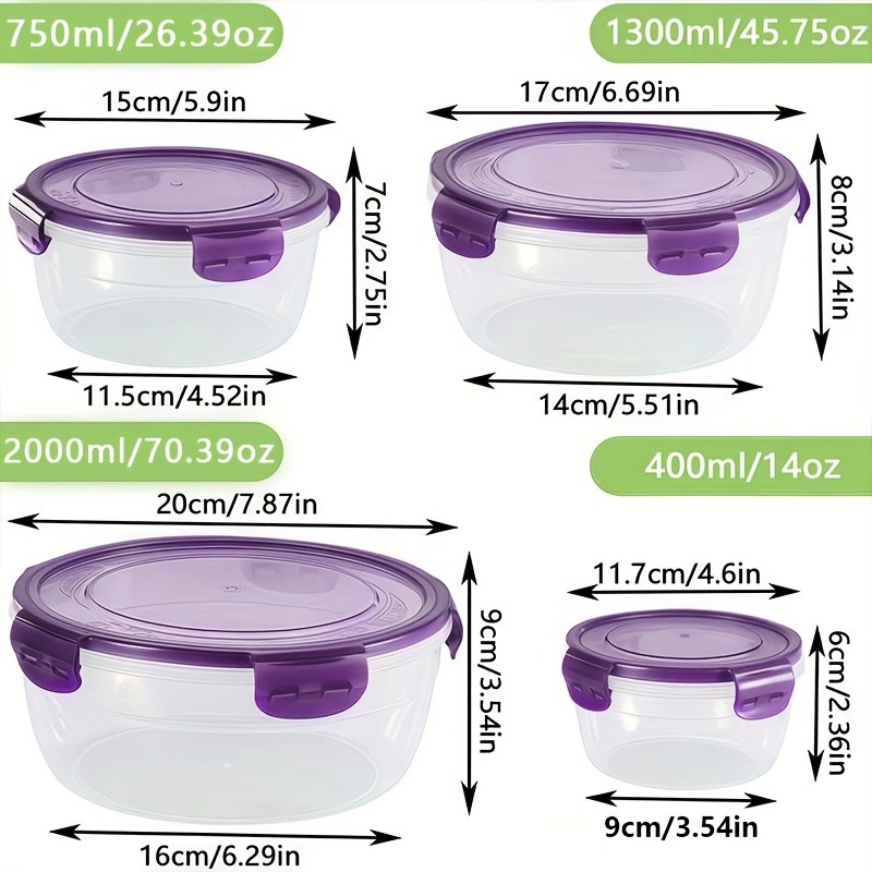 Set Penyimpanan Makanan 8 Buah - Meal Prep Tupperware ulasan dan harga