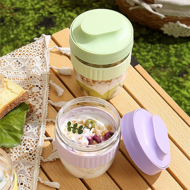 Cangkir sarapan portabel 480/5 - Meal Prep Tupperware ulasan dan harga