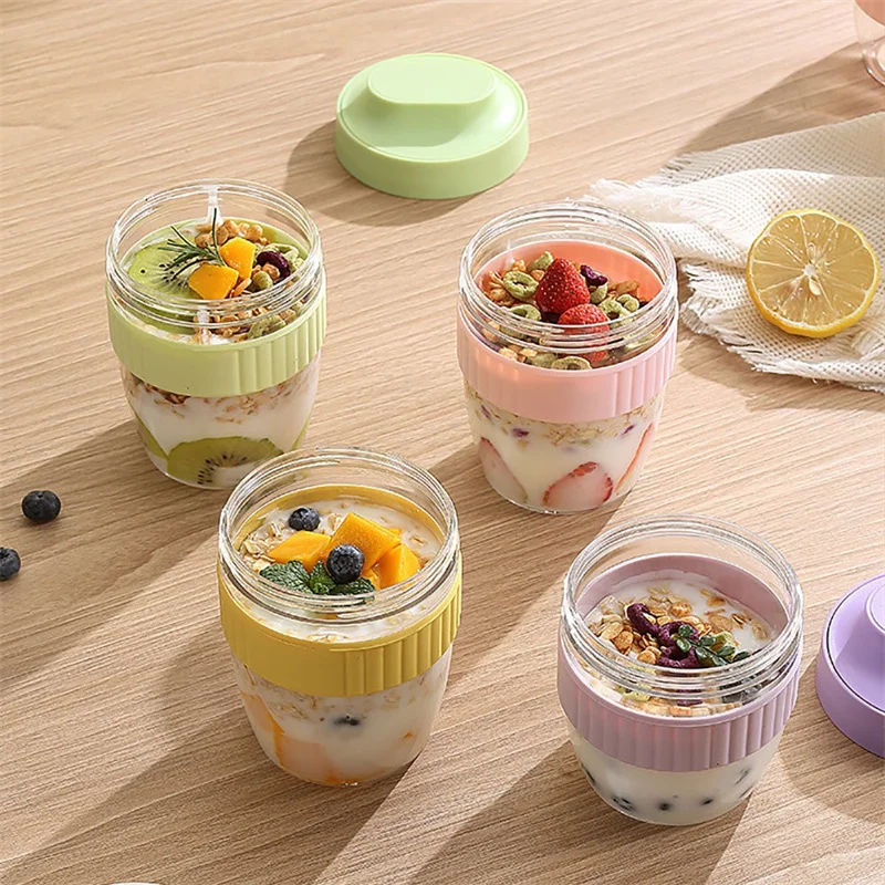 Cangkir sarapan portabel 480/5 - Meal Prep Tupperware ulasan dan harga