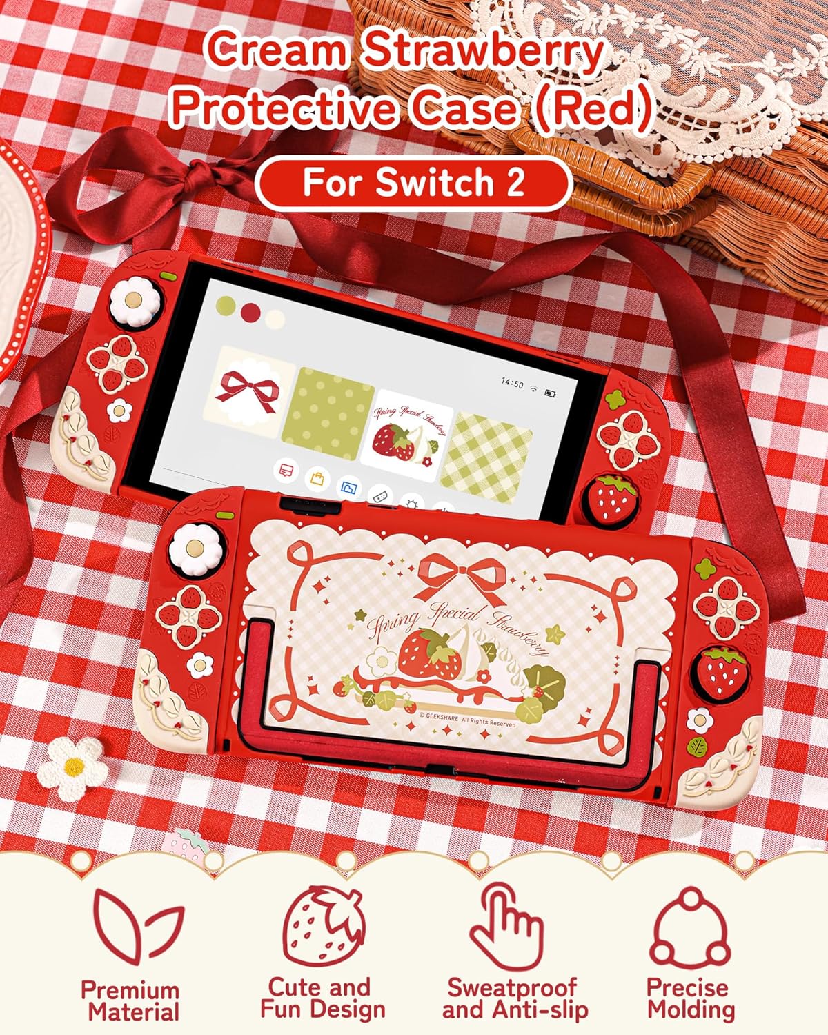 Casing Pelindung GeekShare Kom - Strawberry Huller ulasan dan harga