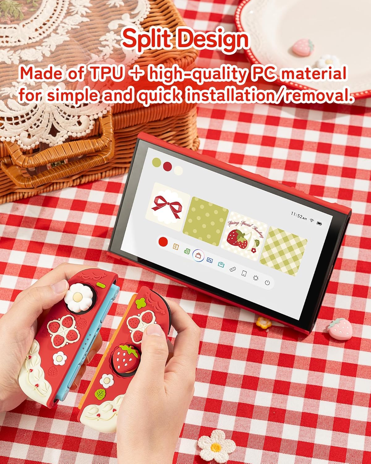 Casing Pelindung GeekShare Kom - Strawberry Huller ulasan dan harga