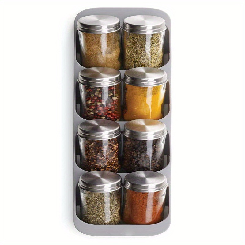 1 buah Rak Bumbu 8 Sekat, Orga - Spice Jar Labels ulasan dan harga