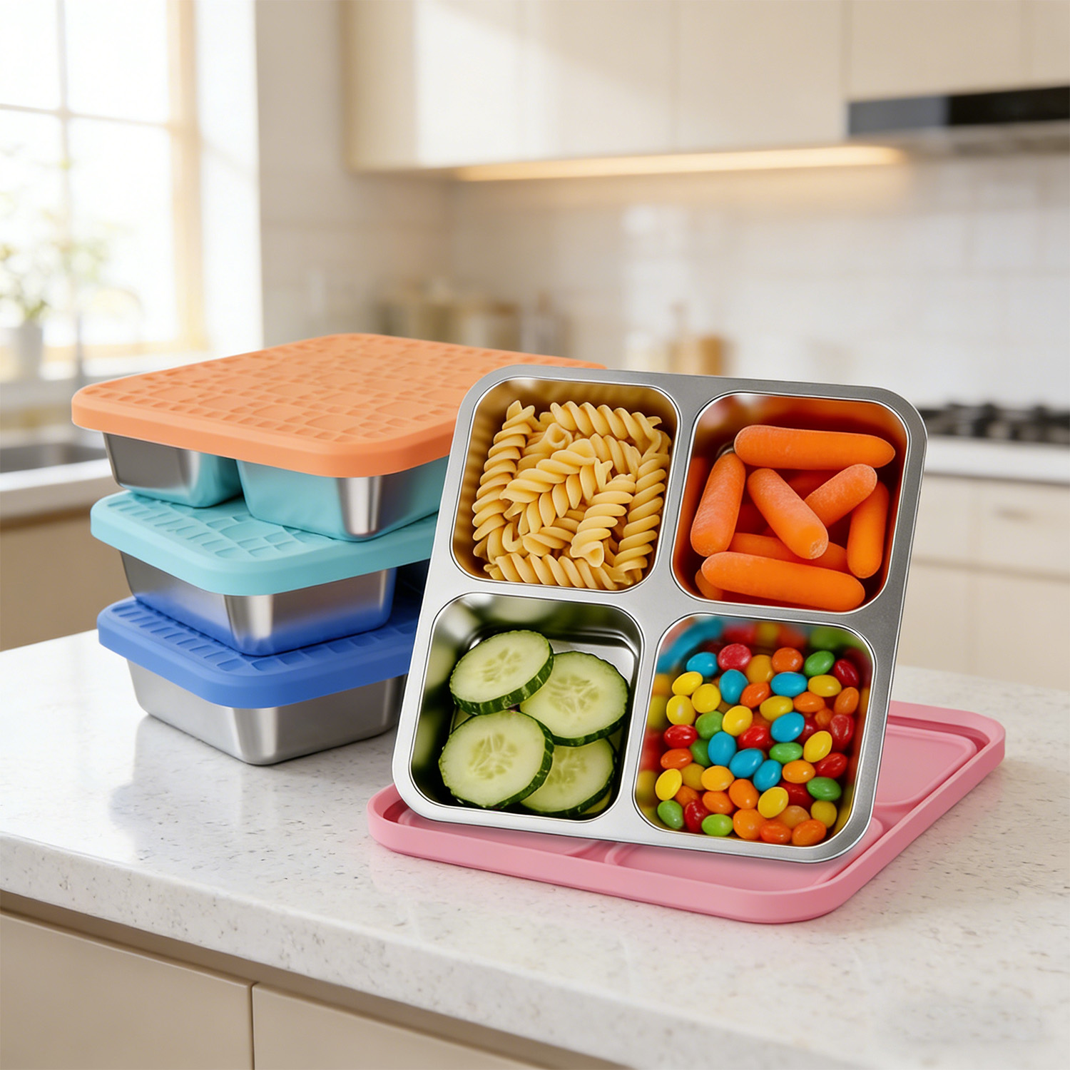 Wadah Makan Stainless Steel 30 - Meal Prep Container ulasan dan harga